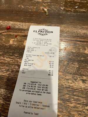 El Patron Restaurante Mexicano