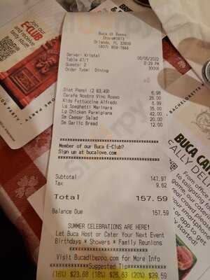 Buca Di Beppo Italian Restaurant