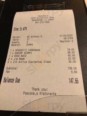 Pascone's Ristorante'