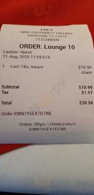 Lucy's Ethiopian Restaurant And Lounge