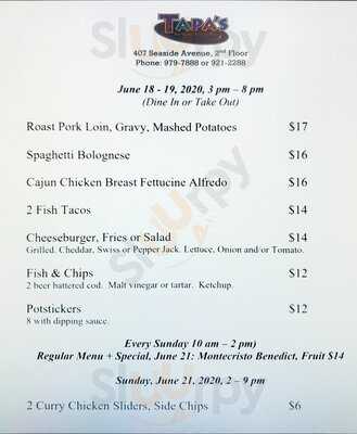 Tapa's Restaurant & Lanai Bar