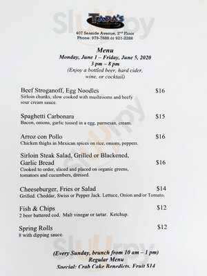 Tapa's Restaurant & Lanai Bar