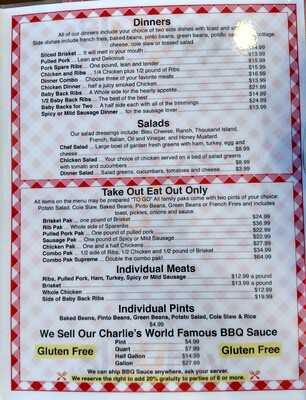 Charlie's Pit Bar B Cue