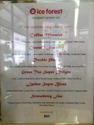 Ice Forest Shave Ice Wonderland