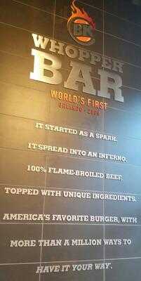 Burger King Whopper Bar