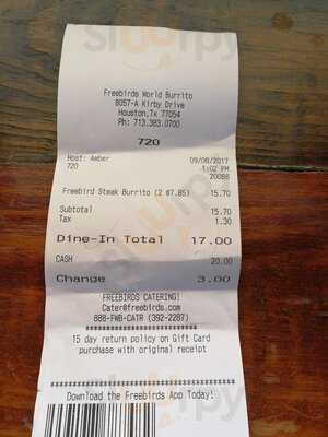 Freebirds World Burrito