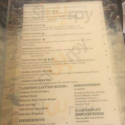 Drhum Club Kantine At Loews Sapphire Falls Resort