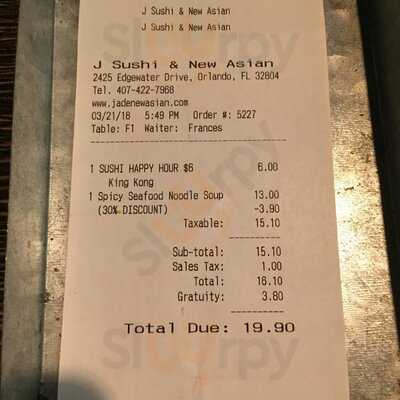 Jade Sushi & New Asian