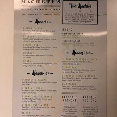 Machete's Mean Sandwiches