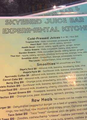 Skyebird Juice Bar