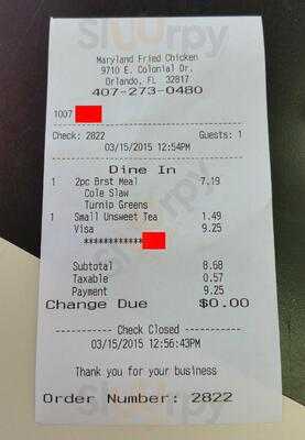 Maryland Fried Chicken