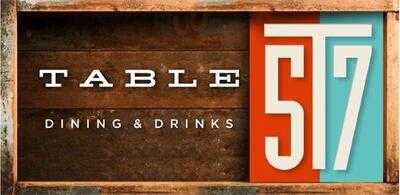 Table 57 Dining & Drinks
