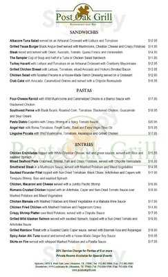 Post Oak Grill, Downtown