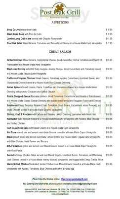 Post Oak Grill, Downtown