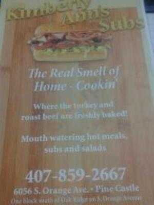 Kimberly Ann's Subs