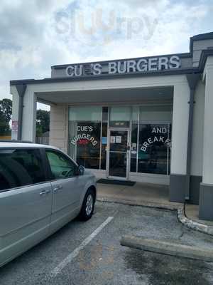 Cue's Burgers And More