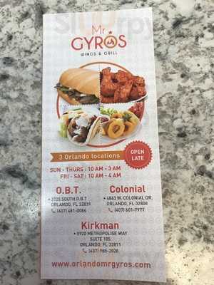Mr Gyros Wings & Grill