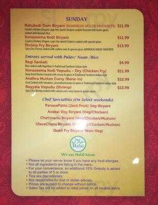 Bawarchi Biryanis Indian Cuisine