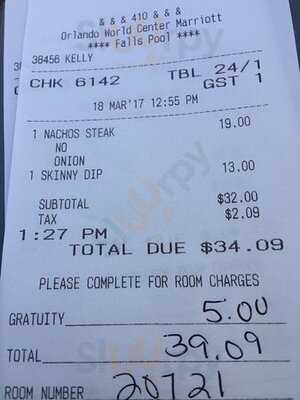 Falls Pool Bar & Grill