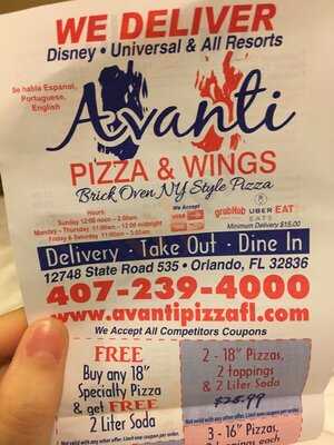 Avanti Pizza & Wings