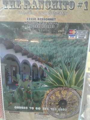 The Ranchito Taqueria And Restaurant No 1