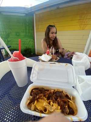 The Famous Shaved Ice Snocone Pinacolada Breeze