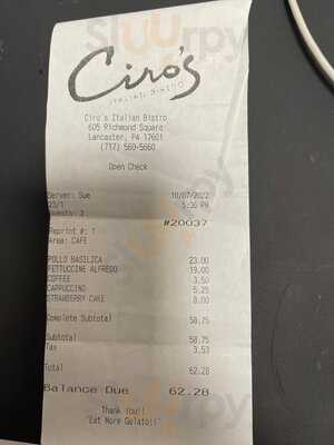 Ciro's Italian Bistro