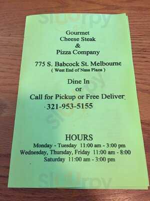 Gourmet Cheese Steak & Pizza Company