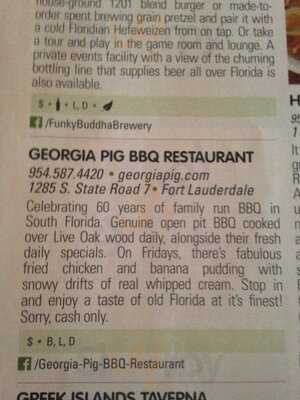 Georgia Pig Bbq & Restaurant