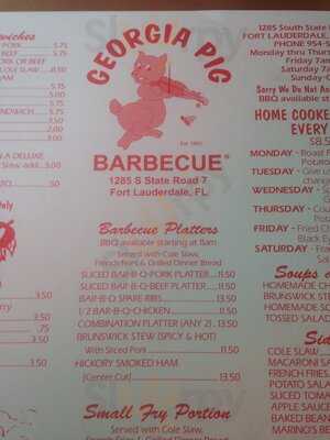 Georgia Pig Bbq & Restaurant