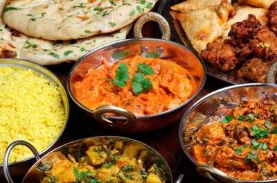 Indian Curry And Sweets