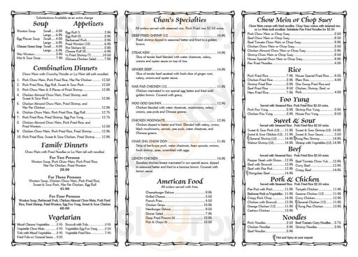 Chan's Restaurant