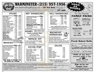 Steak And Hoagie Factory