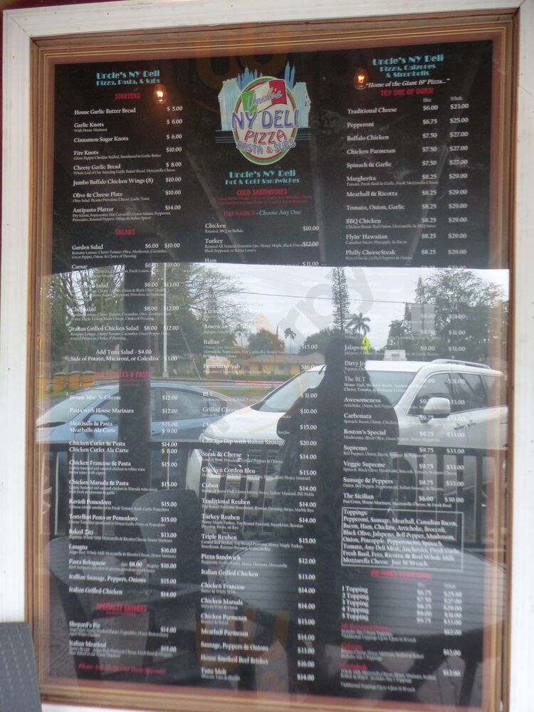 Uncle's Ny Deli, Pizza, Pasta & Subs