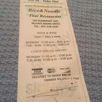 Rice & Noodle Thai Restaurant