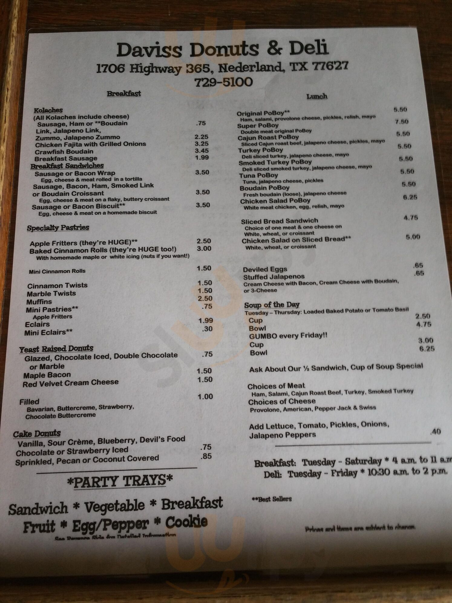 Daviss Donuts & Deli