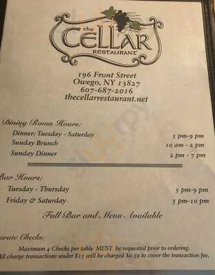 The Cellar Restaurant & Bar On The River