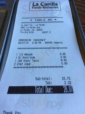 La Capilla Mexican Restaurant