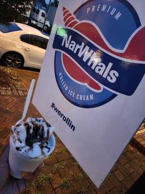 Narwhals Rolled Ice Cream
