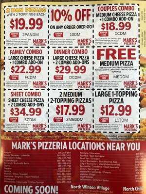 Marks' Pizzeria