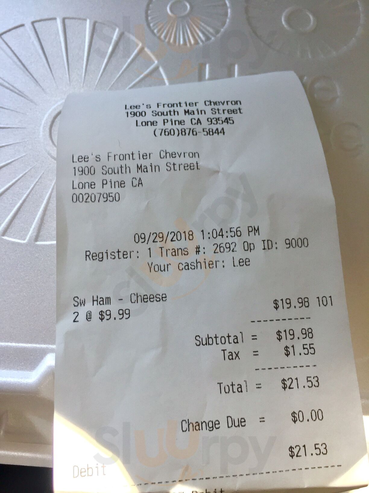 Lee's Frontier Liquor & Deli & Gas