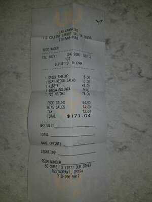 Las Canarias Restaurant