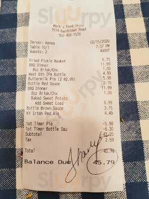 Mark's Feed Store Bar-b-q