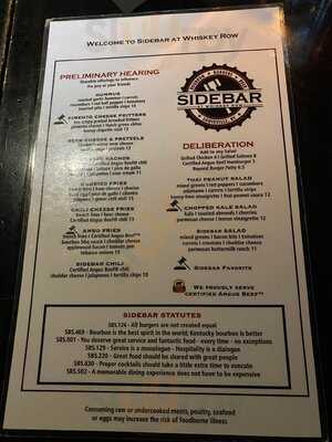 Sidebar At Whiskey Row