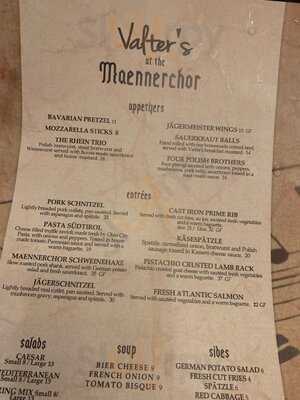 Valters At The Maennerchor