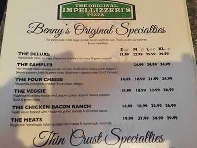 The Original Impellizeri's Pizza