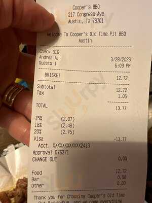 Cooper’s Old Time Pit Bar-b-que