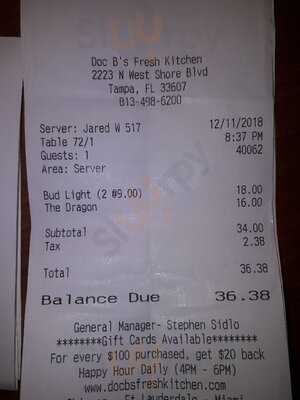 Doc B's Fresh Kitchen