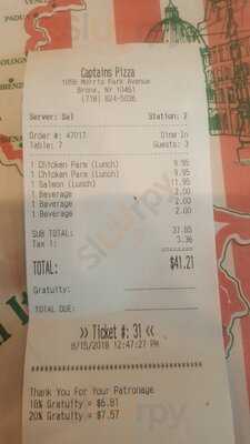 Captain's Pizzeria & Restaurant