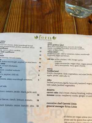 Fern Flavors From The Garden